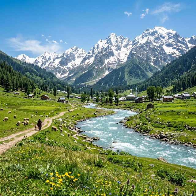 Sonamarg Kashmir - Meadow of Gold and Thajwas Glacier